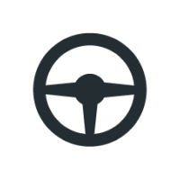 Steering wheel icon (automotive)